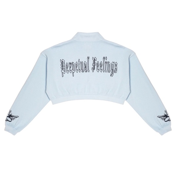 Boys Lie 'Perpetual Feelings' Cropped Sweatshirt - Picture 2 of 16